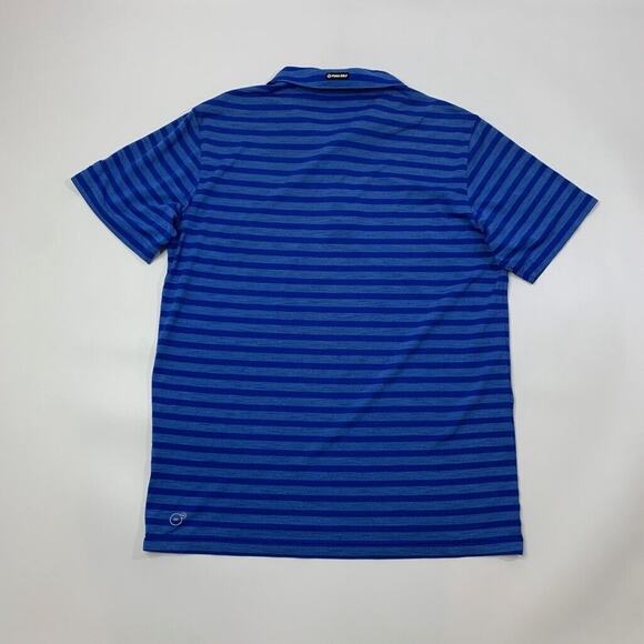 Puma Polo Shirt Mens M Medium Copen Surf Striped Short Sleeve Performance Golf - Picture 6 of 8
